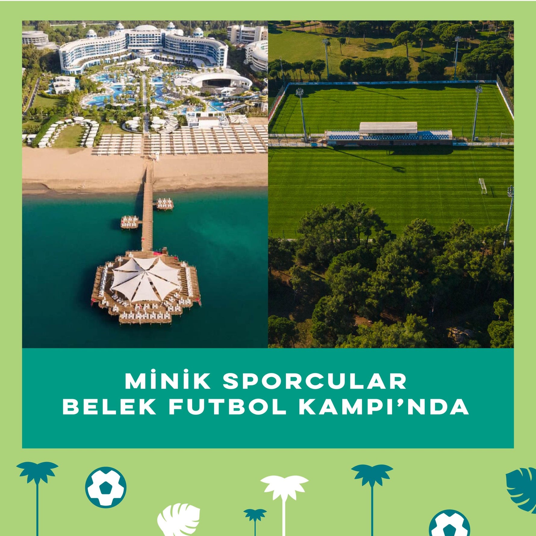 Minik Sporcular Futbol ve Spor Kampında