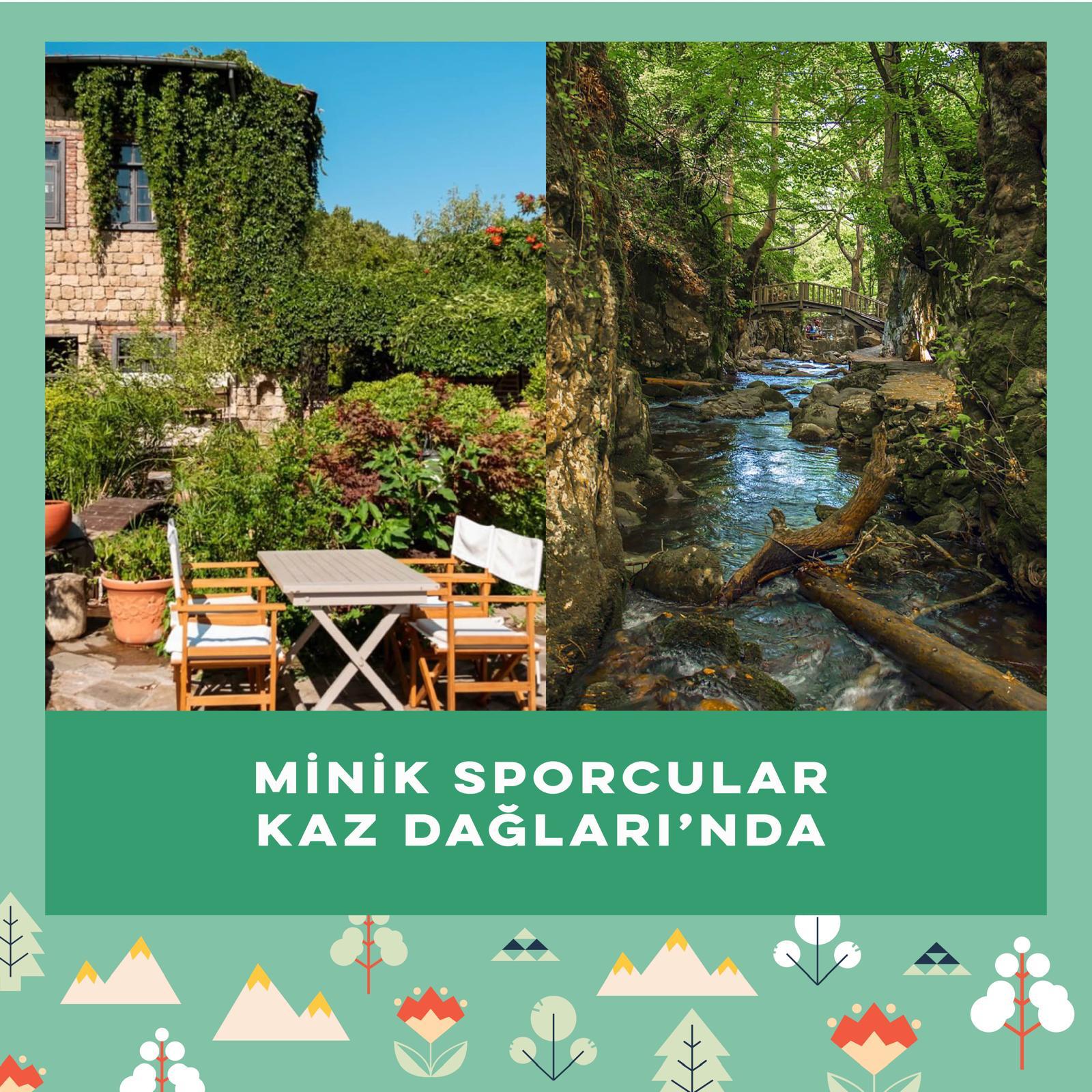 Minik Sporcular Kaz Dağları'nda