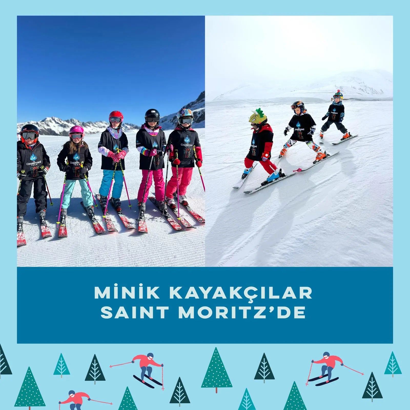 Minik Kayakçılar Saint Moritz'de