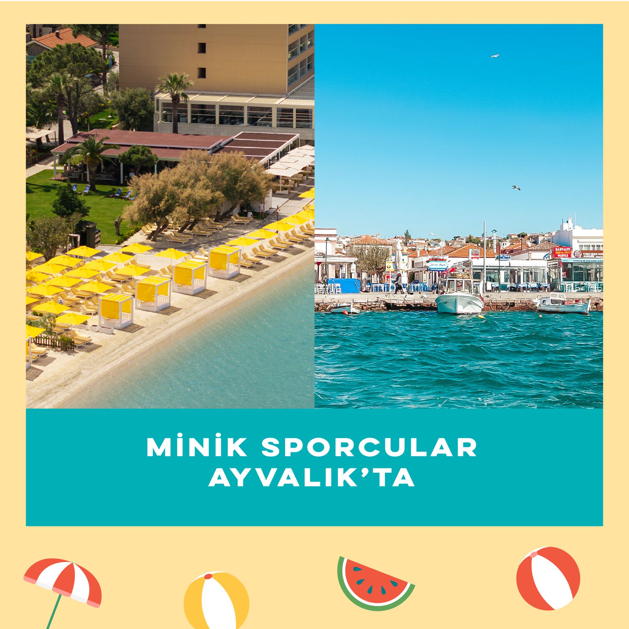 Minik Sporcular Ayvalık'ta